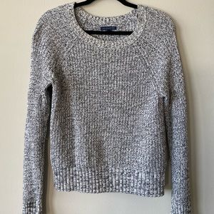 Black and white sweater